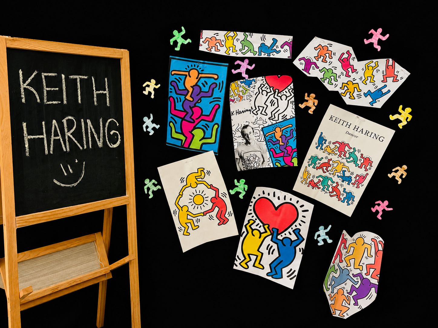 Didim kreş Keith Haring sanat etkinliği pop art çocuk