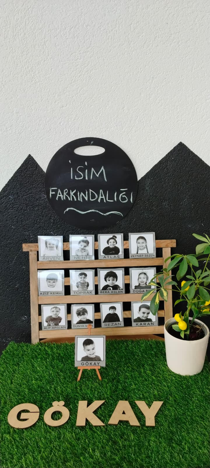 Didim anaokulu isim farkındalığı etkinliği